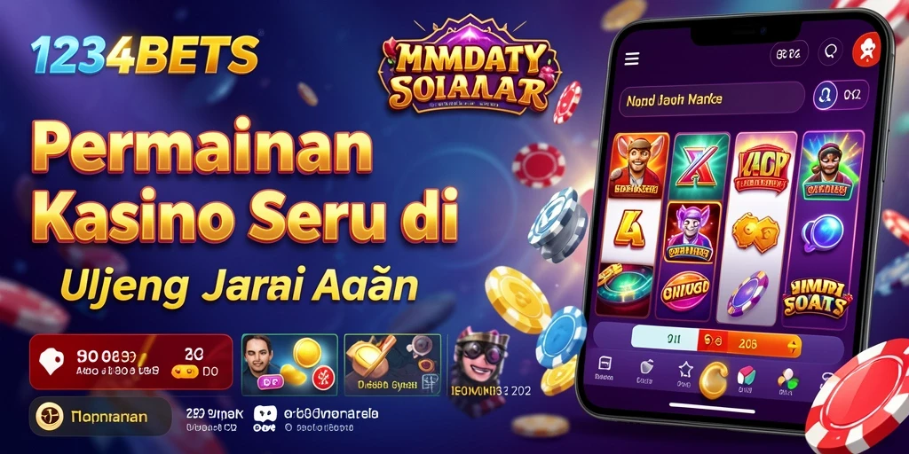 Tampilan gameplay mendebarkan di 1234BETS dengan berbagai permainan Kasino.