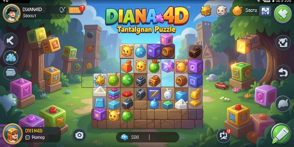 Gambaran menarik gameplay dalam DIANA4D yang memikat dan menantang.