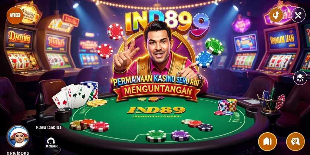 Screenshot gameplay menarik dari aplikasi Kasino IND89.