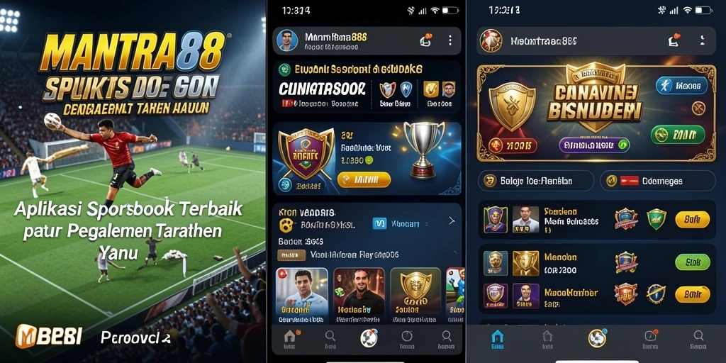 Tampilan antarmuka pengguna MANTRA88 yang menarik dan interaktif.