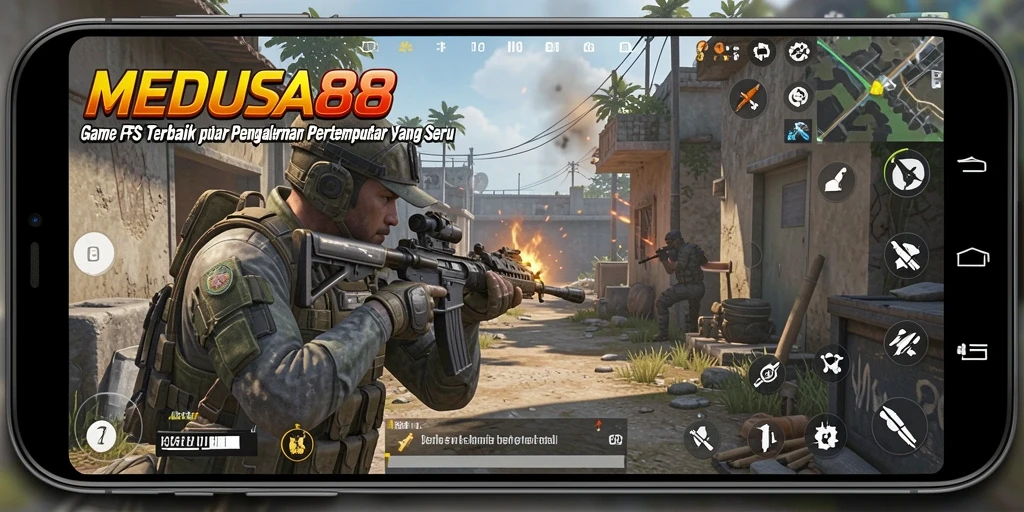Tampilan gameplay menegangkan dari <strong>MEDUSA88</strong> yang penuh aksi dan strategi.
