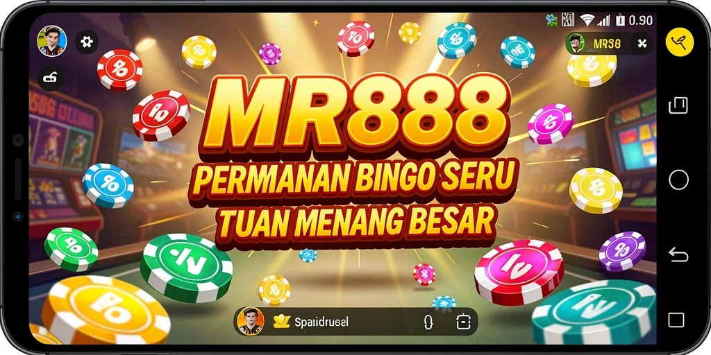Tangkapan layar game MR888 menampilkan gameplay Bingo yang seru.
