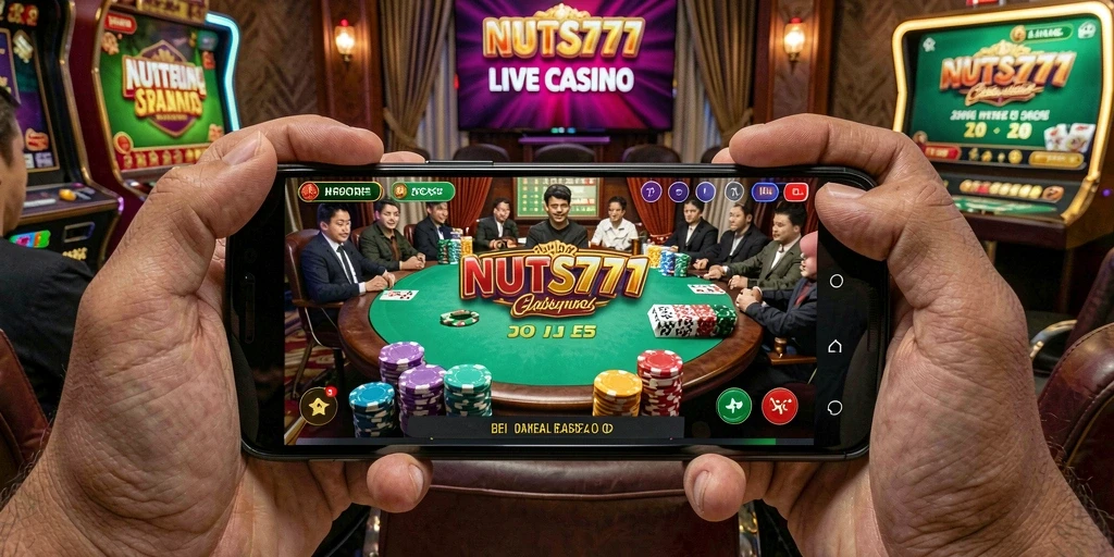 Tampilan gameplay Live Casino yang menegangkan dan mendebarkan.