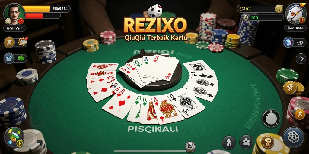Tangkapan layar menunjukkan intensitas gameplay QiuQiu di REZIXO.