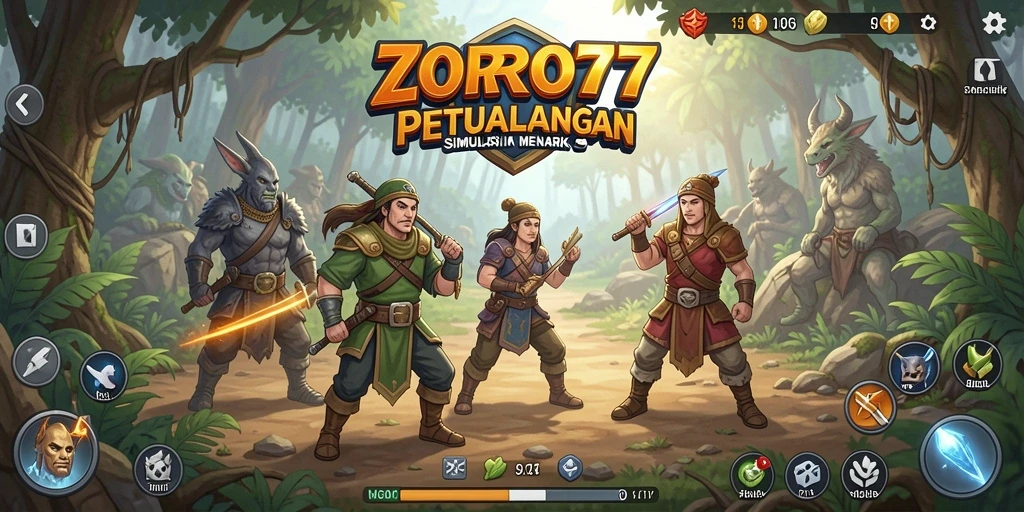 Tampilan gameplay menarik dari ZORO77 dengan aksi simulasi yang seru.